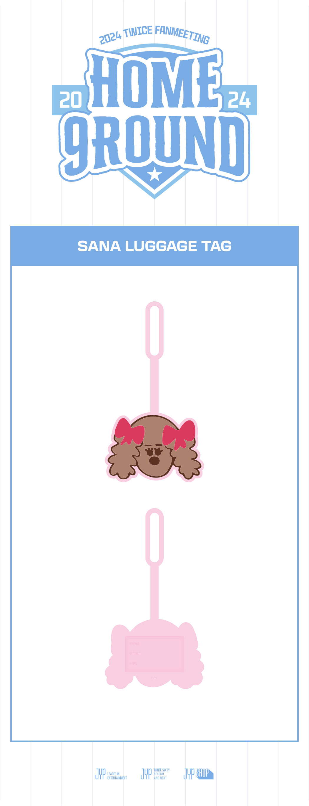 TWICE HOME 9ROUND GOODS - SANA LUGGAGE TAG kpoptown.com